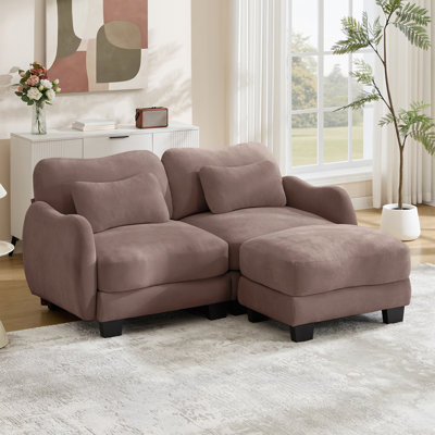 Sofa With Movable Ottoman