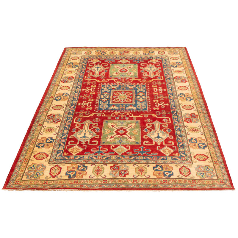 Tapis rouge foncé Finest Ghazni 6 pi 7 po x 9 pi 10 po