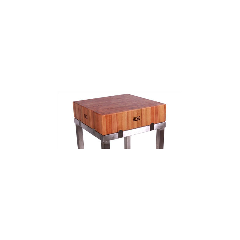 Cucina Laforza Prep Table with Butcher Block Top, Not Included