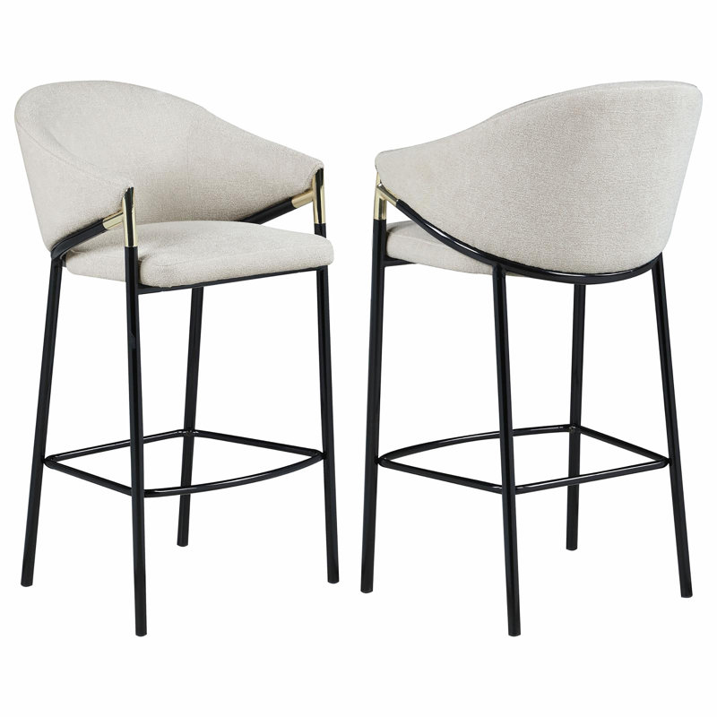 Tabourets de bar inclinés (ensemble de 2)
