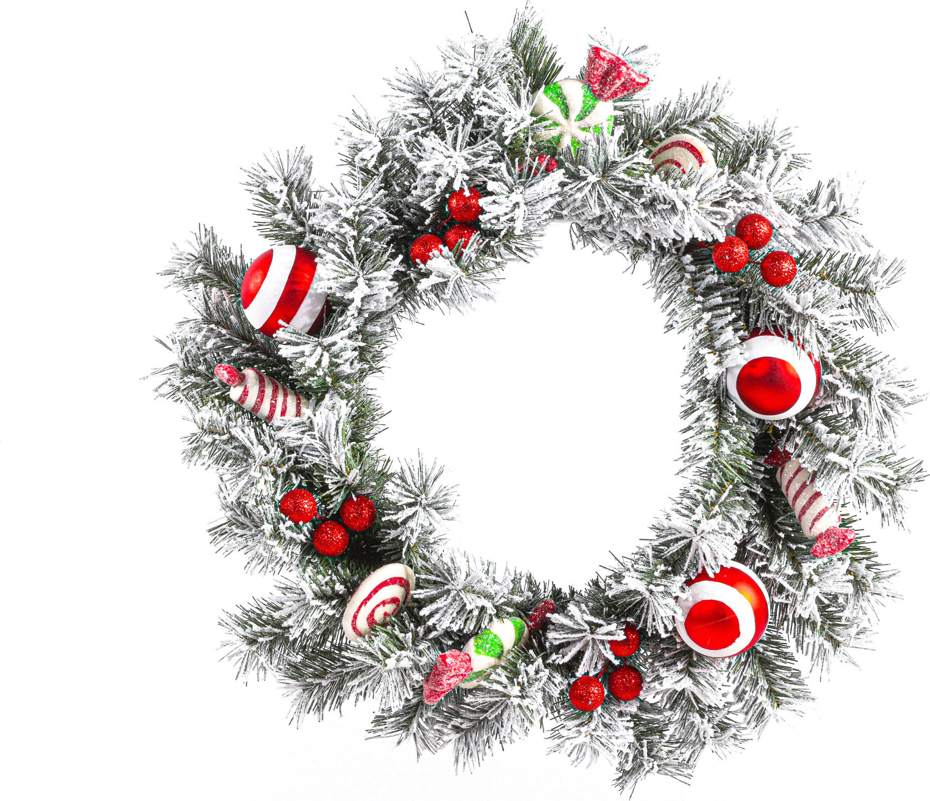 The Holiday Aisle® Christmas 24" PVC Wreath | Wayfair