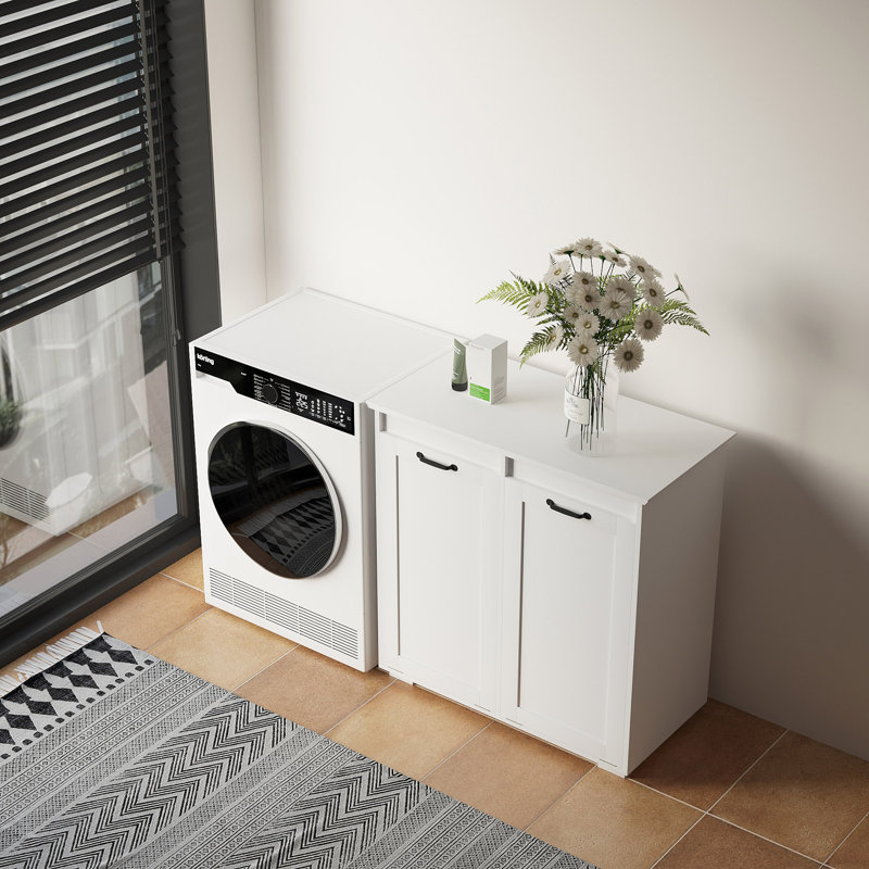 Laundry Cabinet ,With 2 Removable Liner Bags