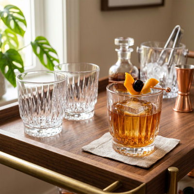 Mikasa Anchor Double Old Fashioned Glasses, Set of 4