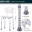 Aluminium-Alloy Mobility Aid Adjustable Shower Stool