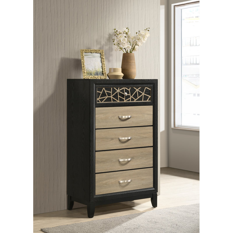 Commode 5 tiroirs Jelayne