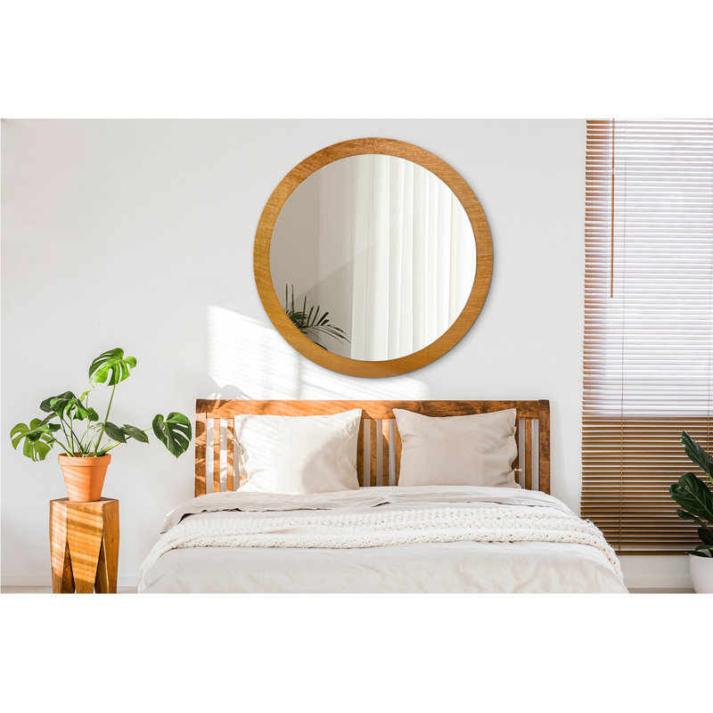 Huldar Glass Flat Wall Mirror