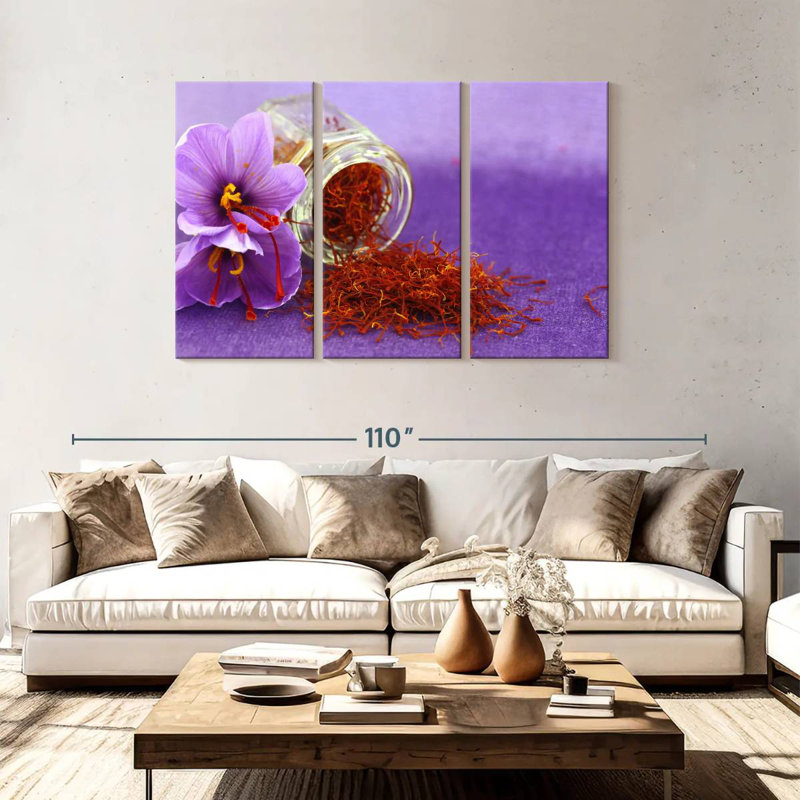 Saffron And Flowers