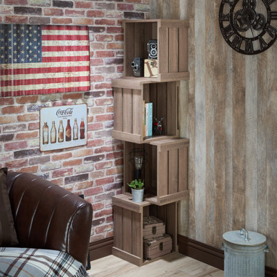 Friel 172cm H x 40cm W Corner Bookcase