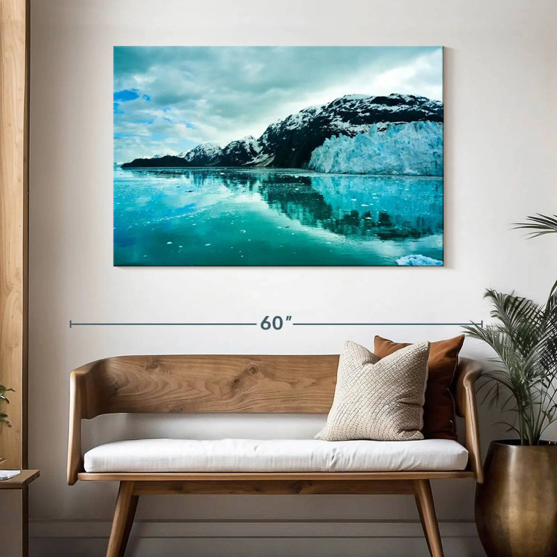Alvord Alaskan Snowy Mountains, 32" H x 48" W
