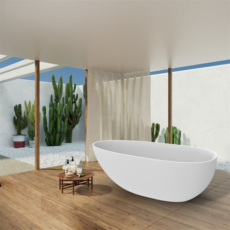 Baignoire de trempage autoportante 59 po. X 31 po.
