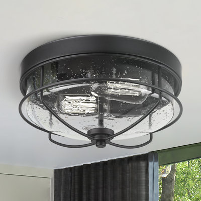 Akhtari Glass Flush Mount