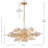 8- Light Modern Crystal Chandelier