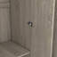 Armoire à 3 portes avec tablettes
