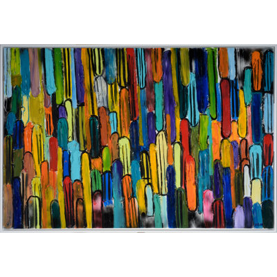 Drip Lines Painting by H. Scott