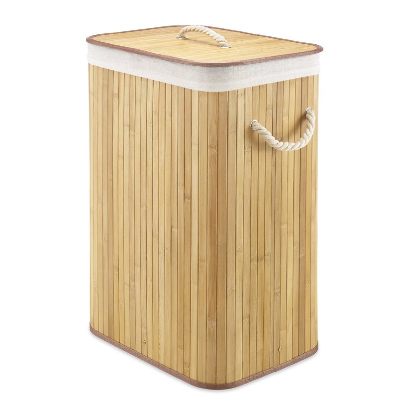 Bamboo Laundry Hamper with Handles