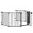 6-Panel Metal Adjustable Pet Gate-1544662633