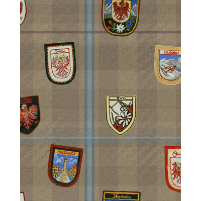 Tyrol Apres-Ski Home Gingham Wallpaper Roll