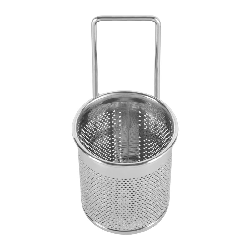 Stainless Steel Mesh Basket Food Strainer, 6.5" H x 3.94" W x 3.14" D
