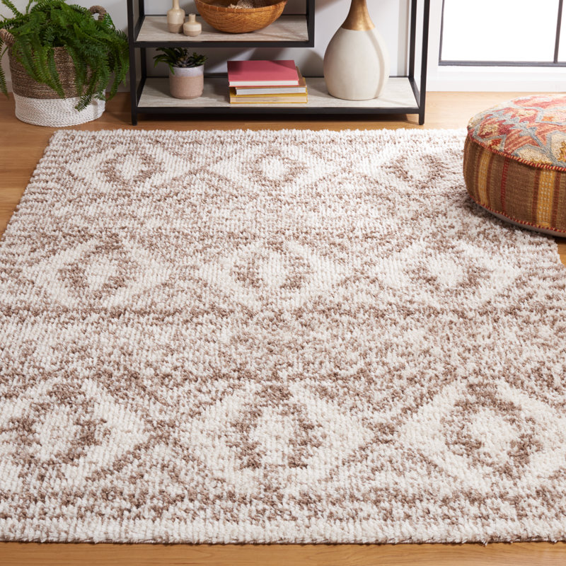 Jericho Shag Performance Moroccan Rug, Rectangle 5'3" x 7'6"