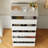 5 Drawer Bedroom Dresser 27.6" W Wood Modern Drawer Dresser (Set Of 2)-776812541