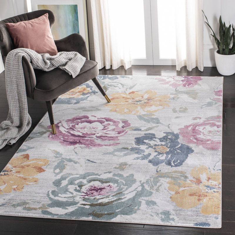 Tapis floral Gallois 900 Performance, Rectangle 5 pi 5 po x 7 pi 6 po