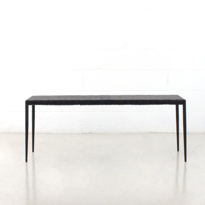 Banc en similicuir Bensonhurst