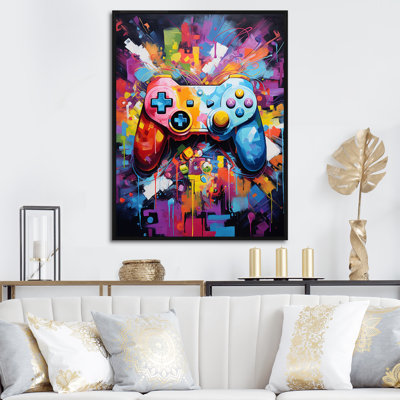 Jeu vidéo Pixel Pop I - jeux vidéo, impressions sur toile