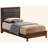 Charming Bed With Cherry Finish
