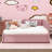 A Full-Sized Upholstered Daybed Incorporating A Built-In Trundle Bed-1955110865