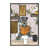 Toile encadrée de bois rustique foncé