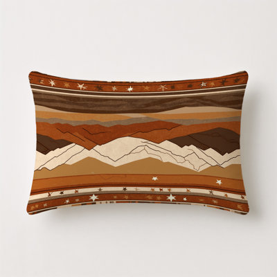 Crimson Ridge Indoor And Outdoor Throw Pillow
