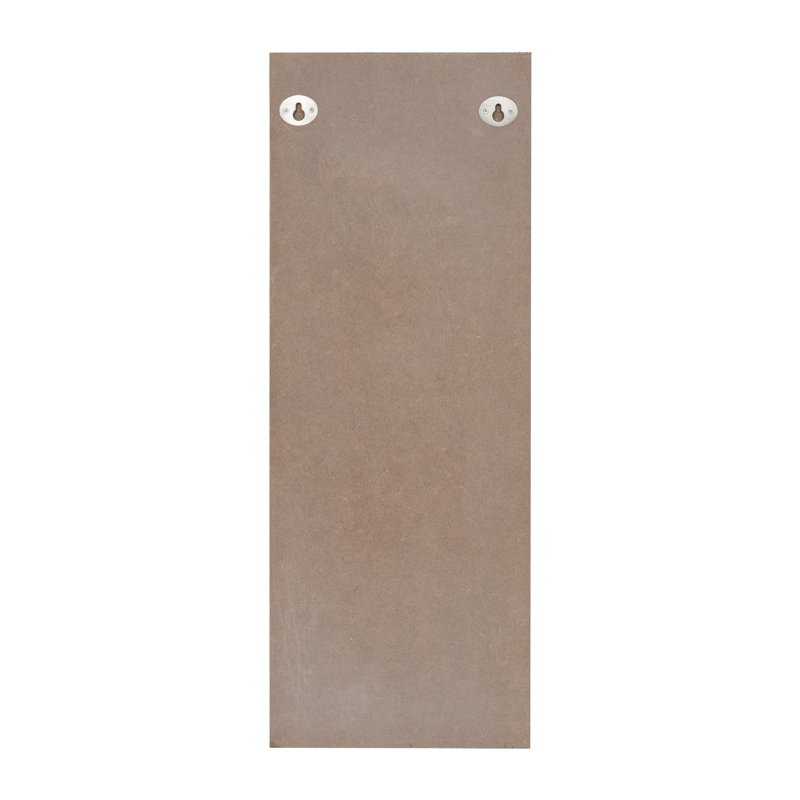 18.75" Metal/Wood/Glass Wall Sconce, Rustic Brown
