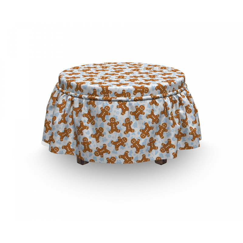 Box Cushion Ottoman Slipcover