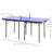 Folding Ping Pong Table, Portable Table Tennis Table with Handles