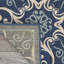 Tapis bleu marine traditionnel Janyce-989493358