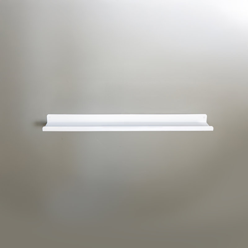 Photo rebord, 48"W / 4"D / 2"H, Blanc