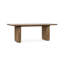Vander 84" Wood Dining Table In Oak Cream Finish-1777548961