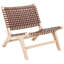 Chaise d'appoint en cuir Denman-875256737