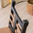 Black Solid back side Chair(Set of 2)