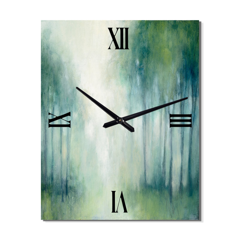 Horloge murale Walk in the Forest - Paysages, Large