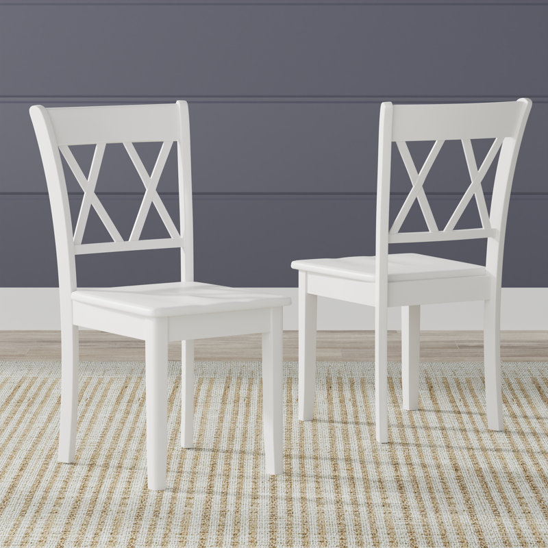 Turpin 17.52'' H Solid Wood Side Chair, White