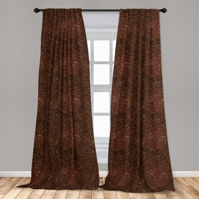 Semi-Sheer Rod Pocket Curtain Panels