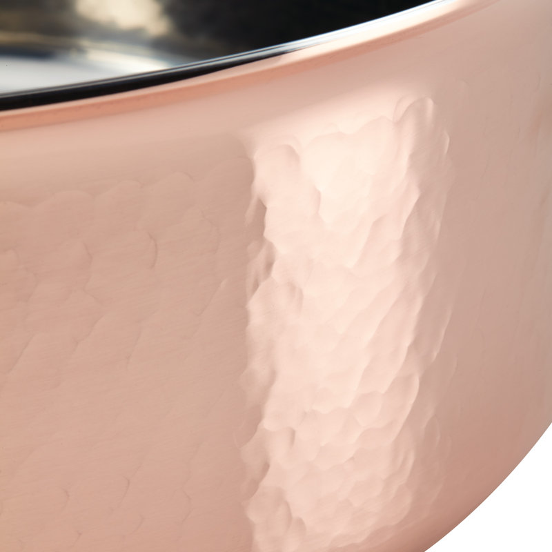Ruffoni Symphonia Copper Round Braiser with Lid, Copper, 5 qt