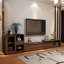 Ensemble de meuble télé rétro avec rangement simple