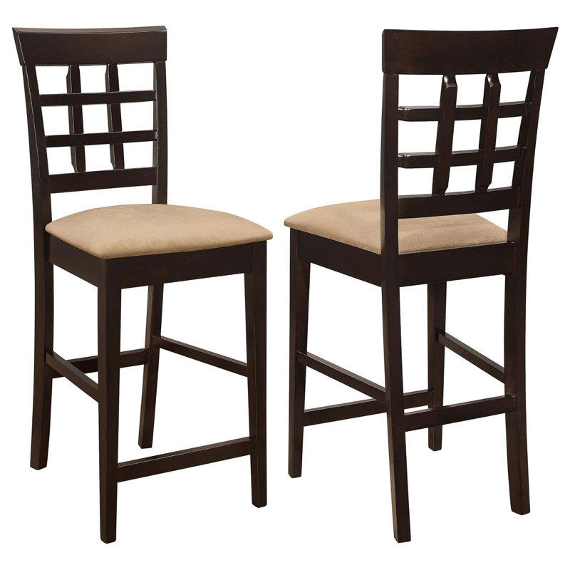 Tabourets de comptoir rembourrés (ensemble de 2)