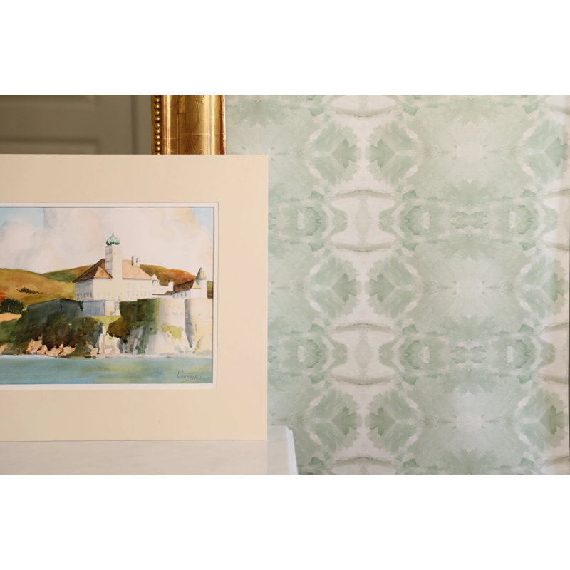 Trees Luxury Wallpaper, Putty, Matte Paper