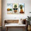 Ensemble de 3 pièces d'ananas sur toile-1237347523