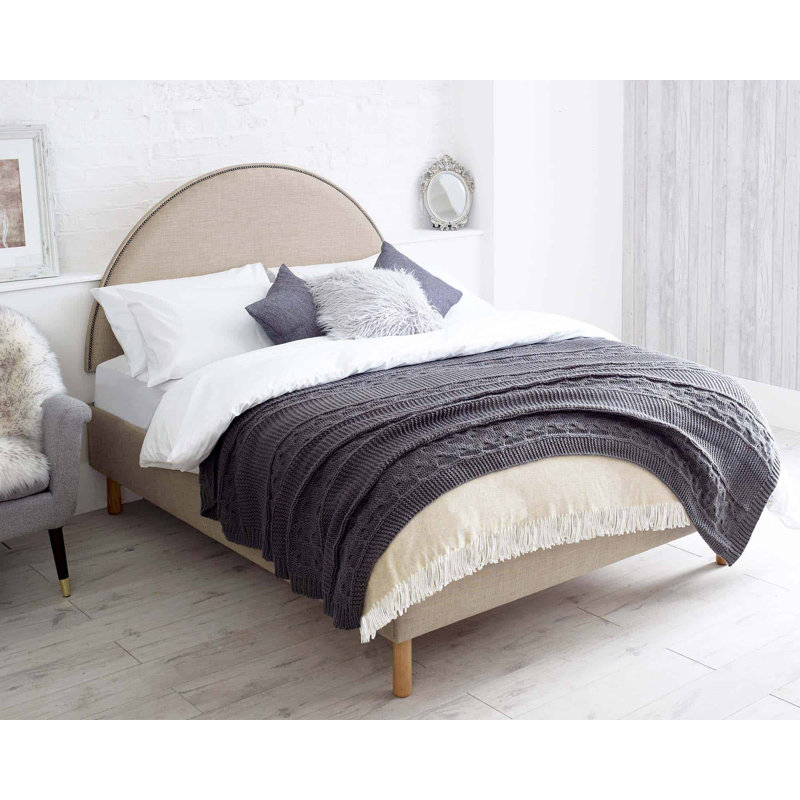 Aimara Upholstered Headboard, Cream, Single (3')