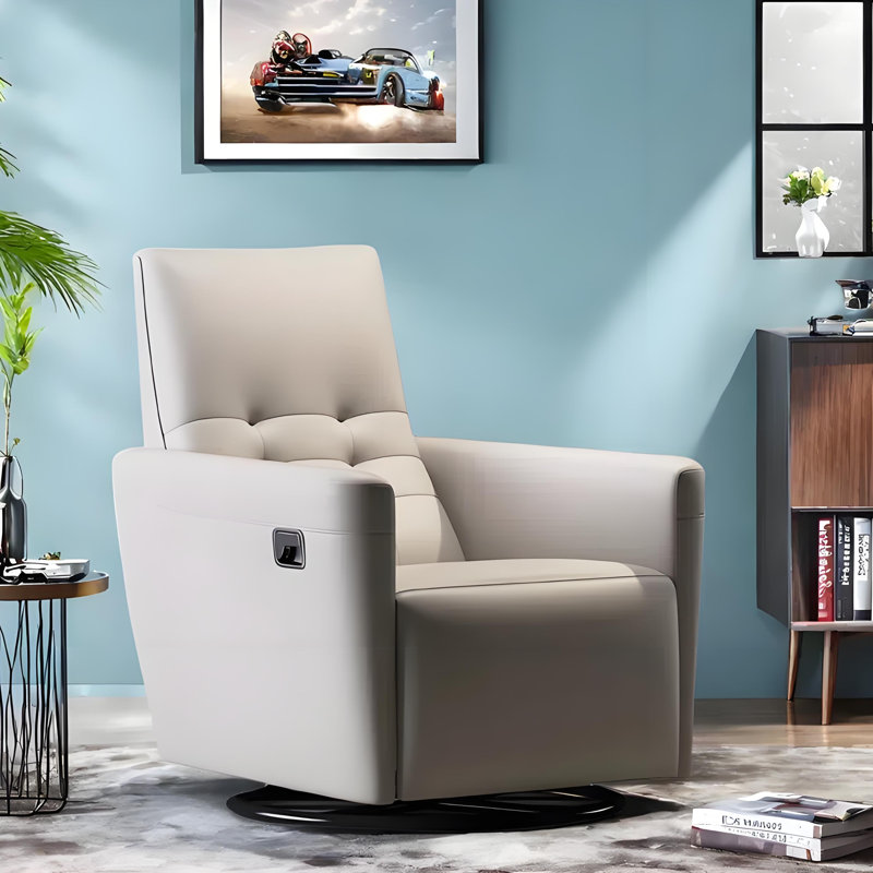 Quality fashion sofa rotation casual lazy recliner, Beige