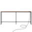 Table de canapé à console étroite de 70,9 po pour le vestibule et le salon